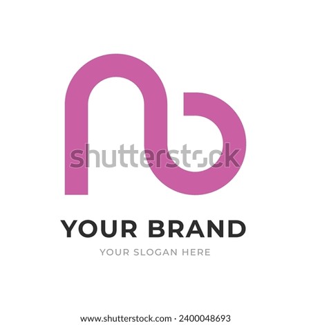 Set of Letter NB, BN, B, N Logo Design Collection, Initial Monogram Logo, Modern Alphabet Letter NB, BN, B, N Unique Logo Vector Template Illustration for Business Branding.