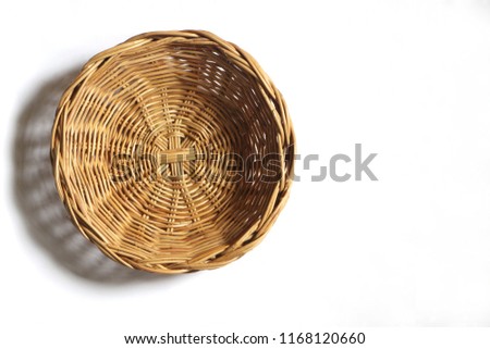 Similar – Image, Stock Photo Top view of basket with eggs