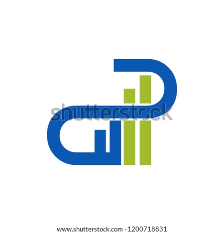 Alpha and Growth Symbol Logo Template. Graph Chart and Alfa Vector Design. Finance Illustration