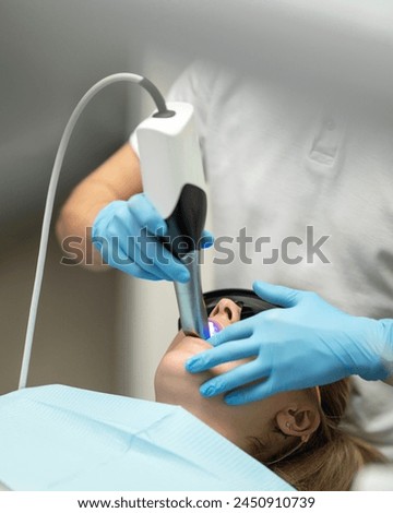 Similar – Image, Stock Photo Dental cast in modern laboratory