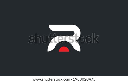 letter r logo design or r design vector