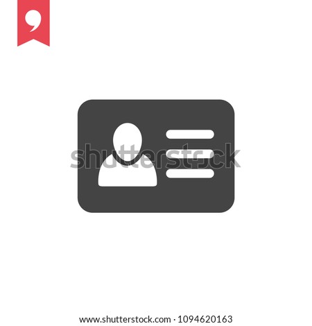 vcard icon vector