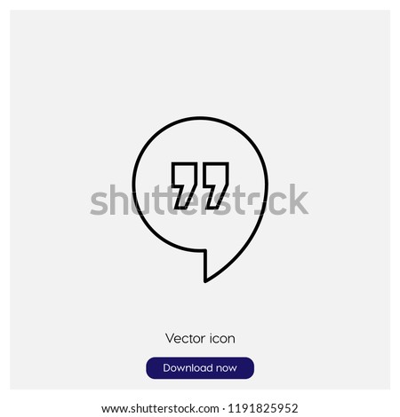 Google hangouts logo sign icon in trendy flat style isolated on grey background, modern symbol vector illustration for web