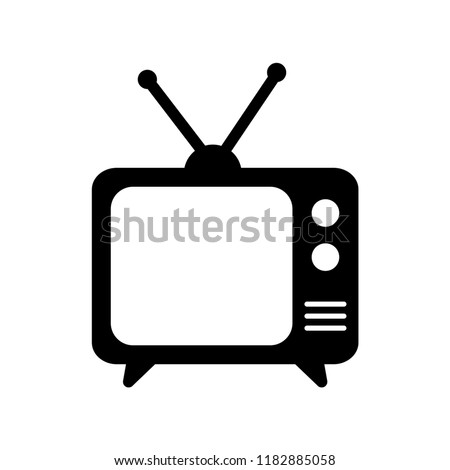 Television icon retro style