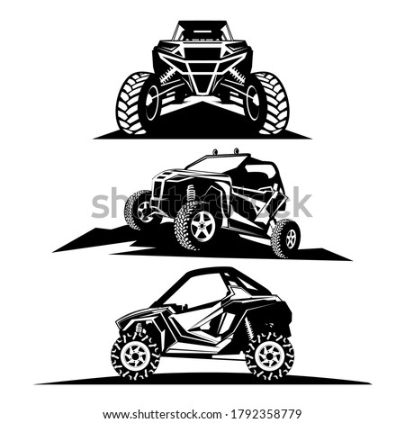 utv logo design icon vector