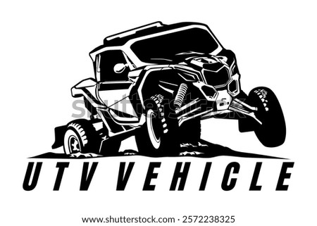 utv logo design icon vector