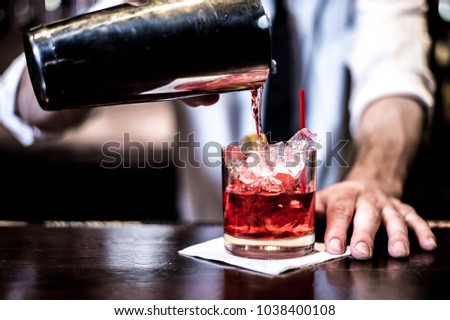 Similar – Image, Stock Photo icecube Wine glass