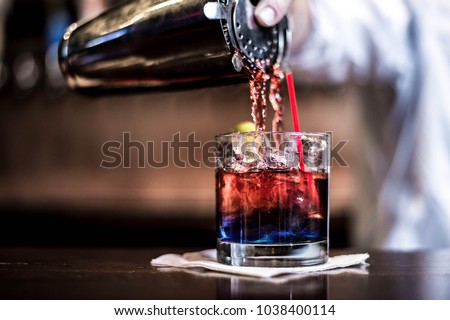 Similar – Image, Stock Photo icecube Wine glass
