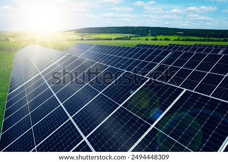 Similar – Image, Stock Photo Solar panel, photovoltaic, alternative electricity source