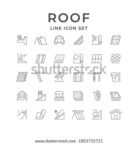 Similar – Image, Stock Photo roof area. Roof Tiled roof