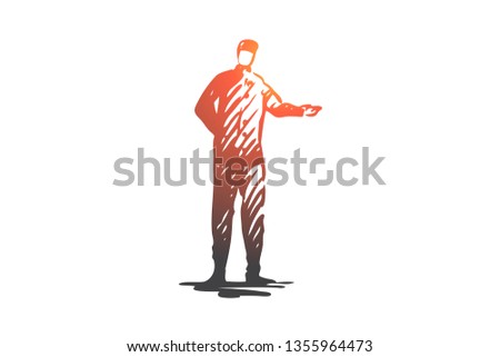 Similar – Image, Stock Photo Reserved ! Janitor