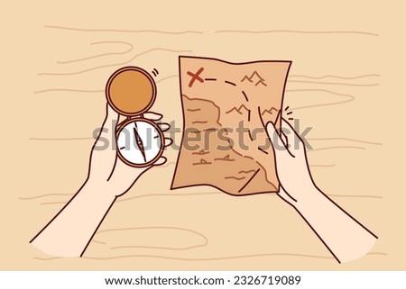 Similar – Image, Stock Photo Look! Adventure