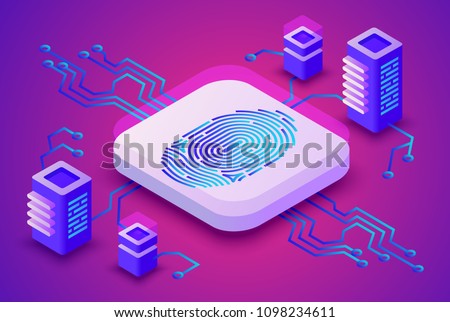 Image, Stock Photo biometric Biometry