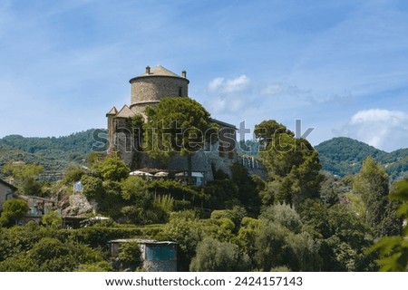 Similar – Portofino, viewed from Castle Brown