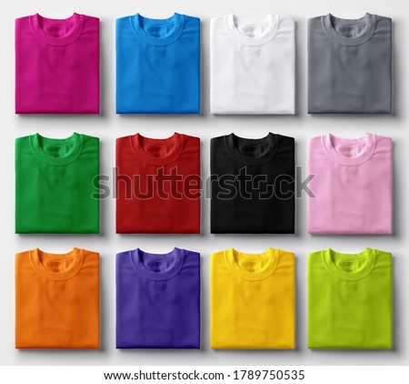 Similar – Image, Stock Photo Shirt Pile T-shirts Shirts