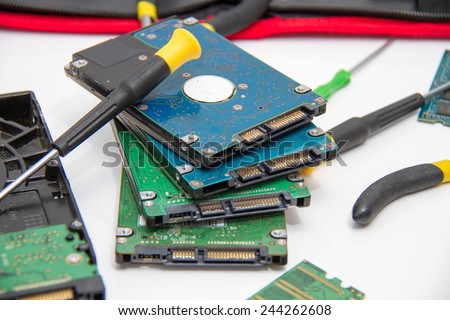 Laptop repair tools and technical support