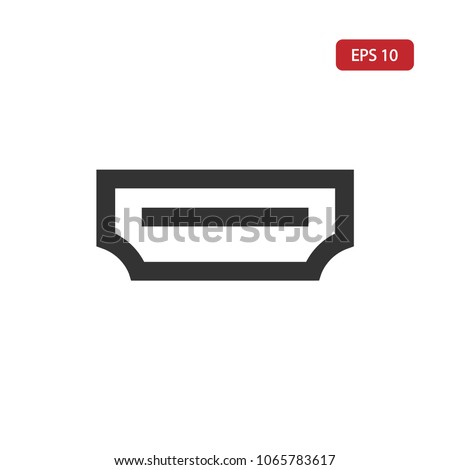 HDMI port icon.Connector vector.Cable sign  isolated on white background. Simple liner  illustration for web and mobile platforms.