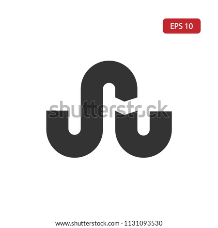 StumbleUpon icon.Social media sign  isolated on white background. Simple social network illustration for web and mobile platforms.