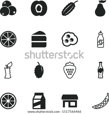 food vector icon set such as: eat, marketing, shipping, pop, box, liquor, sell, apple, peach, vendor, shop, pepsi, scrambled, eggs, cartoon, street, tree, eco, soft, birthday, egg, morning, art