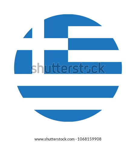 Greece flag. Vector