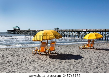 Image, Stock Photo vacationers on the beach