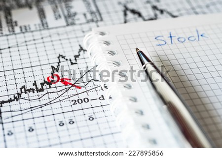 Stock Chart Analysis, writing the result
