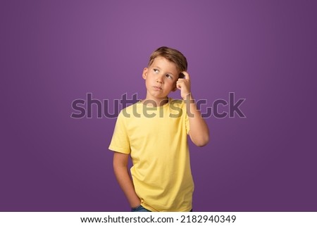 Image, Stock Photo Little caucasian boy making inhalation with nebulizer at home. Child holds a mask vapor inhaler. Treatment of asthma. Concept of inhalation therapy apparatus.