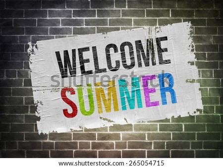 Welcome Summer - poster concept