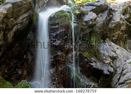 Waterfall landscape from Transylvania, Romania