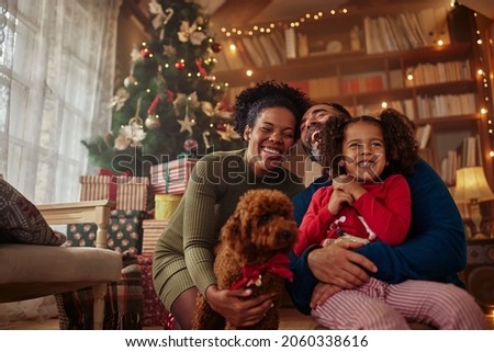 Similar – Image, Stock Photo Family Christmas time