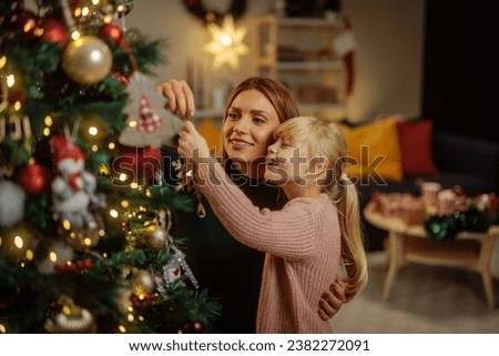 Similar – Image, Stock Photo Family Christmas time