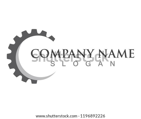 Gear Logo Template vector icon illustration design
