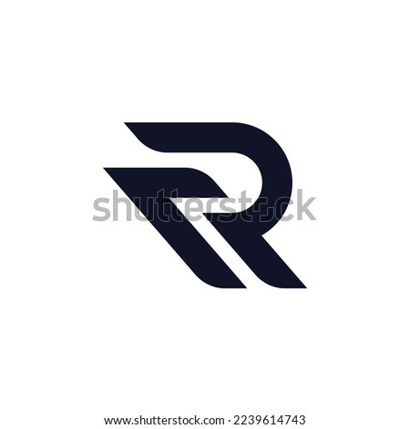 Letter R logo design Logo template, Creative R logo vector symbol
