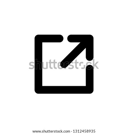 open page icon template