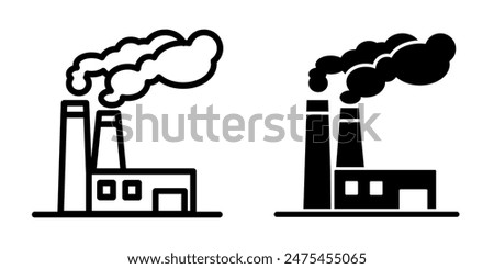 Factory icon illustration vector design