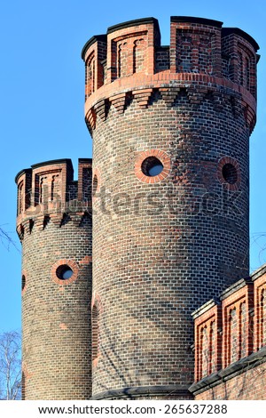Friedrichsburg Gate - old German Fort in Koenigsberg. Kaliningrad (until 1946 Koenigsberg), Russia