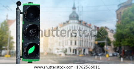 Similar – Image, Stock Photo Eco traffic lights Ecology