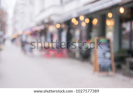 Similar – Image, Stock Photo Sidewalk and street Berlin