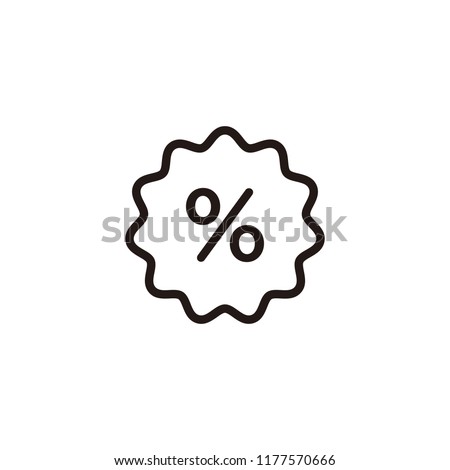 Discount, percentage icon symbol