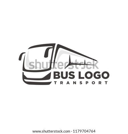 Bus, travel bus logo template