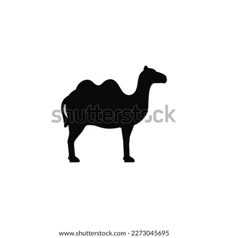Camel icon isolated on white background