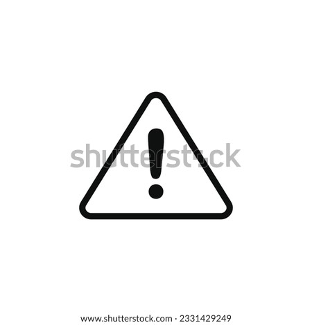 Attention warning exclamation symbol design vector