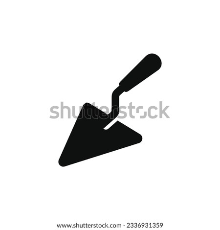 Trowel icon isolated on white background