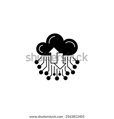 Cloud Failover Line Icon. linear style sign for mobile concept and web design. Outline vector icon.