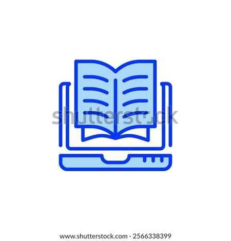 Learning Modules Filled Line Icon. linear style sign for mobile concept and web design. Outline vector icon.