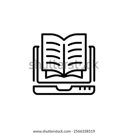 Learning Modules Line Icon. linear style sign for mobile concept and web design. Outline vector icon.