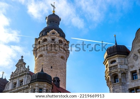 Similar – Image, Stock Photo New City Hall Leipzig