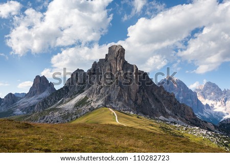 Similar – Foto Bild hohe felsige Berge des Kaukasus in Georgien