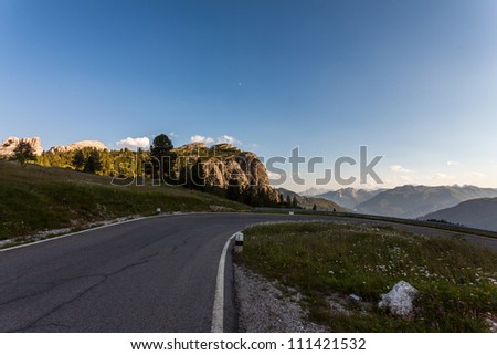 The Falzarego Pass is a high mountain pass in the province of Belluno in Italy.