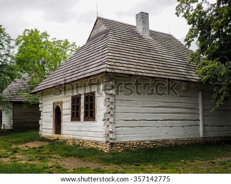 Similar – Image, Stock Photo Wooden shingles on old farmhouse